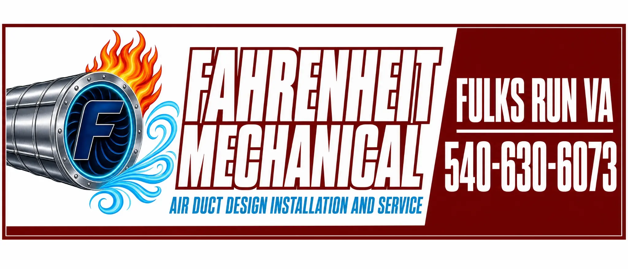 Fahrenheit Mechanical Truck Decal